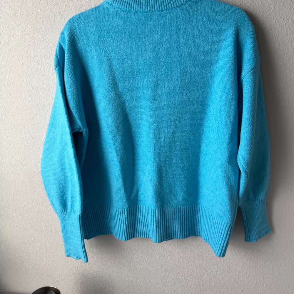 Philosophy Bright Blue Knit Sweater - Picture 6 of 11